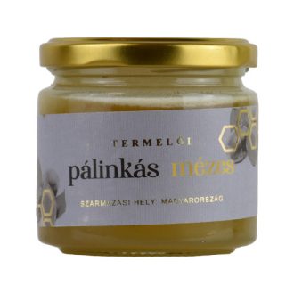 Természet ízei termelői méz 230g pálinkás