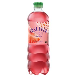   Vöslauer Balance Juicy eper-bors ízű természetes ásványvíz alapú szénsavas üdítőital 0,75 l
