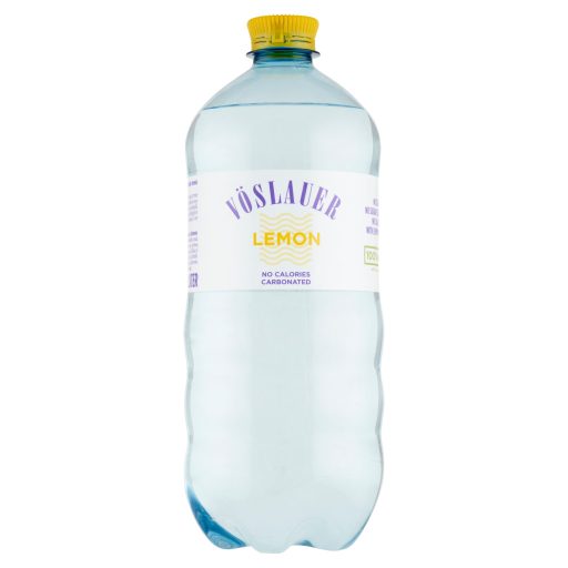 Vöslauer természetes ásványvíz alapú, szénsavval dúsított citromízű energiamentes ízesített ital 1 l