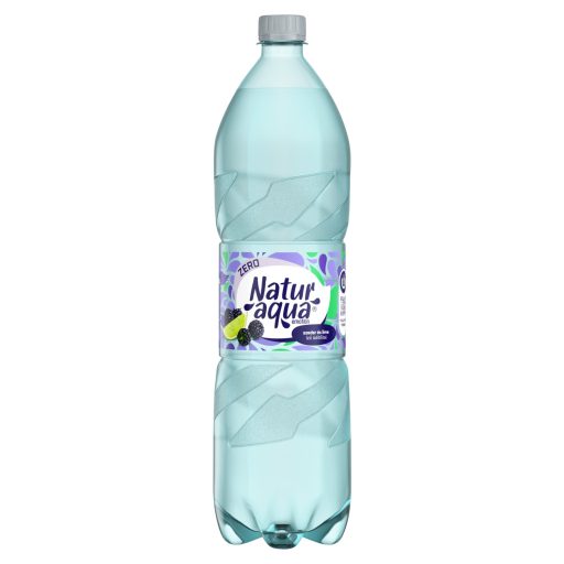 NaturAqua Emotion energiamentes, szénsavas, szeder- és limeízű üdítőital édesítőszerekkel 1,5 l