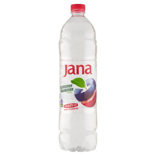 Jana kék áfonya és vörös áfonya ízű, energiaszegény, szénsavmentes üdítőital 1,5 l