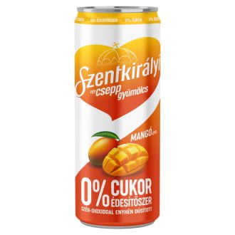   Szentkirályi Egy csepp gyümölcs mangó ízű szén-dioxiddal enyhén dúsított ital 250 ml