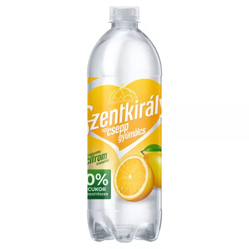 Szentkirályi Egy csepp gyümölcs citrom ízű szén-dioxiddal enyhén dúsított ital 700 ml