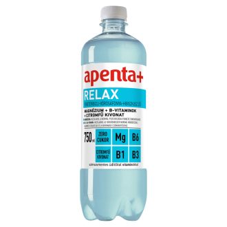   Apenta+ Relax feketeribizli-vörösáfonya-hibiszkusz ízű szénsavmentes üdítőital 750 ml