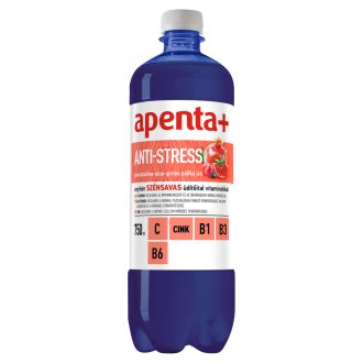   Apenta+ Anti-Stress gránátalma-acai-piros szőlő ízű, enyhén szénsavas üdítőital 750 ml