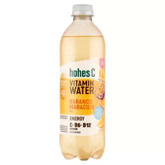   Hohes C Vitamin Water Energy narancs-maracuja ízesítésű, gyümölcstartalmú szénsavas üdítőital 0,5 l