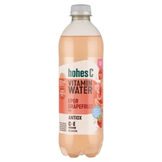   Hohes C Vitamin Water Antiox eper-grapefruit ízesítésű, gyümölcstartalmú szénsavas üdítőital 0,5 l