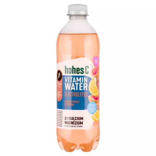 Hohes C vitamin víz 0,5l Grapefruit-Citrom Electrolytes + 50Ft visszaváltási díj
