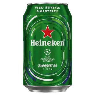 Heineken minőségi világos sör 5% 0,33 l