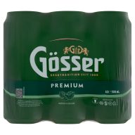Gösser Premium minőségi világos sör 5% 6 x 500 ml