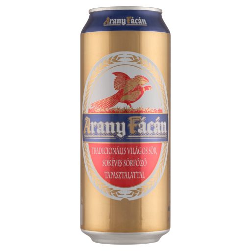 Arany Fácán világos sör 4% 500 ml