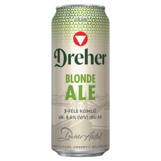   Dreher Blonde Ale felsőerjesztésű minőségi világos sör 4,6% 0,5 l