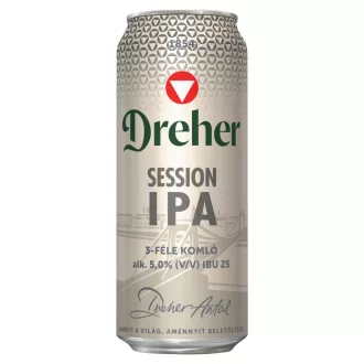 Dreher Session IPA sör 0,5L felsőerjesztésű 5% dobozos 