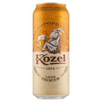   Velkopopovický Kozel Premium Lager minőségi világos sör 4,6% 0,5 l