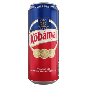 Kőbányai világos sör 4,3% 0,5 l