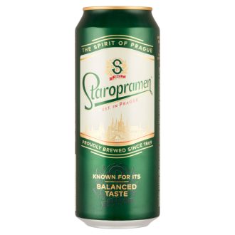 Staropramen minőségi világos sör 5% 0,5 l
