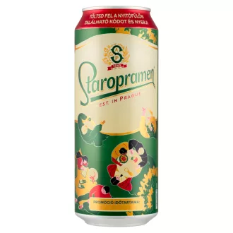 Staropramen minőségi világos sör 5% 0,5 l
