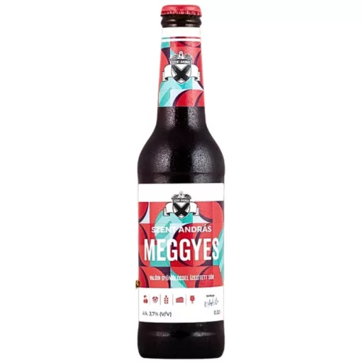 Szent András sör 0,33l meggyes 3,7% üveges