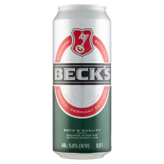 Beck's minőségi világos sör 5% 500 ml