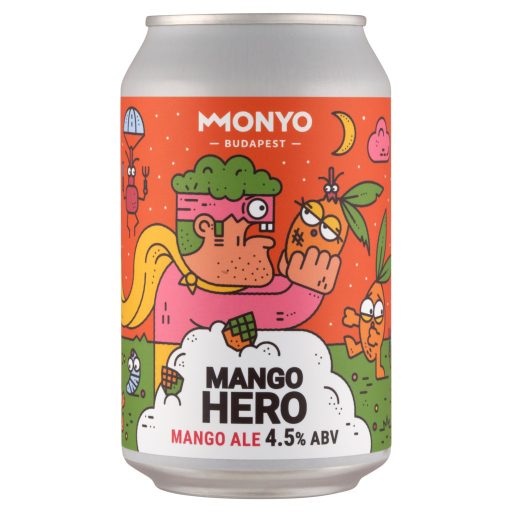 MONYO Mango Hero Ale felsőerjesztésű szűretlen sör mangóval 4,5% 330 ml