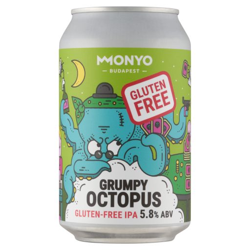 MONYO West Coast IPA típusú felsőerjesztésű gluténmentes szüretlen sör 5,8% 330 ml