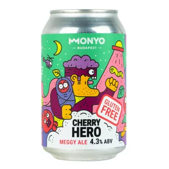   Monyo sör 0,33l Cherry Hero Meggy Ale 4,3% gluténmentes dobozos 