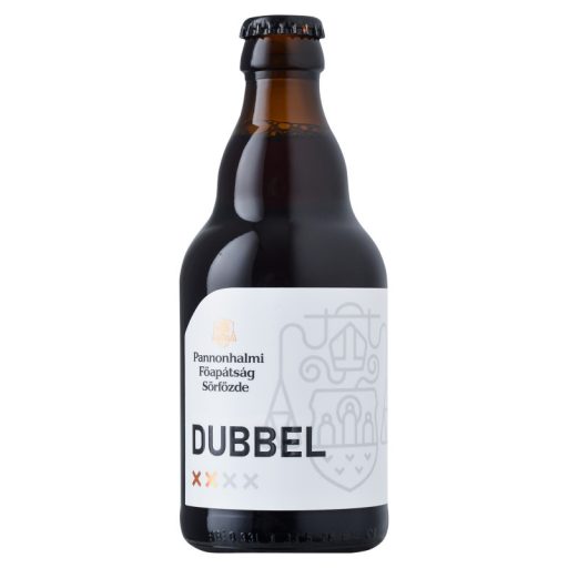 Pannonhalmi Főapátság Sörfőzde Dubbel szűretlen barna sör 6,5% 0,33 l
