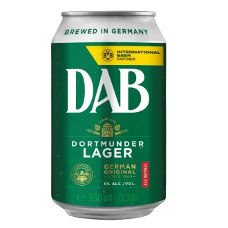 DAB sör 0,33l lager világos 5% dobozos