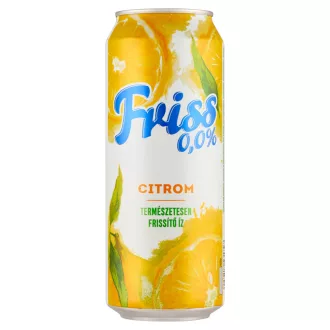  Friss 0,0% citrom ízű üdítőital és alkoholmentes malátaital keveréke 0,5 l