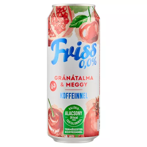 Borsodi Friss alkoholmentes sör 0,5L Zero gránátalma-meggy dobozos + 50Ft visszaváltási díj