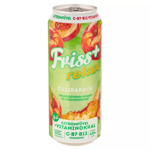 Borsodi Friss+ malátaital 0,5L Zero barack dobozos