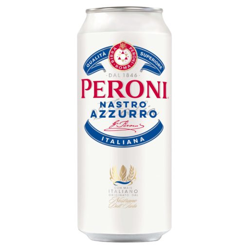 Peroni Nastro Azzurro minőségi világos sör 5% 0,5 l