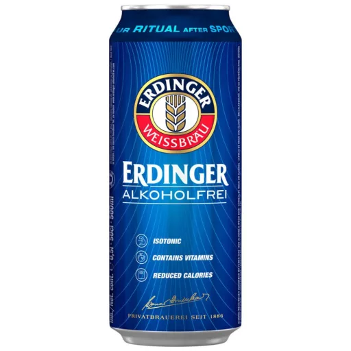  Erdinger szűretlen világos alkoholmentes búzasör