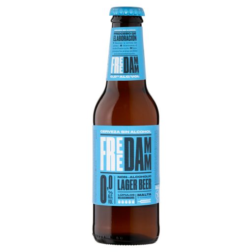 Estrella Free Damm gluténmentes alkoholmentes spanyol világos sör 0,0% 0,25 l