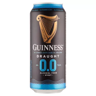 Guinness ír fekete színű alkoholmentes sör 0% 440 ml 