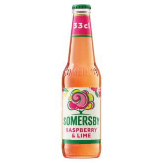   Somersby Raspberry & Lime cider almalé alapú szénsavas alkoholos ital 4,5% 0,33 l