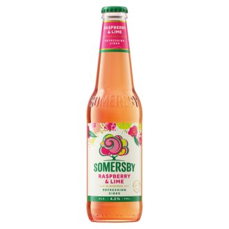   Somersby Raspberry & Lime cider almalé alapú szénsavas alkoholos ital 4,5% 0,33 l