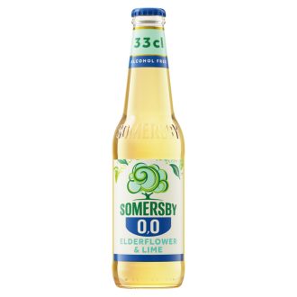   Somersby Elderflower & Lime alkoholmentes szénsavas ital bodzavirág és lime ízesítéssel 0,0% 330 ml
