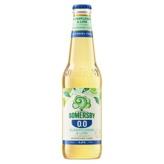   Somersby Elderflower & Lime alkoholmentes szénsavas ital bodzavirág és lime ízesítéssel 0,0% 330 ml