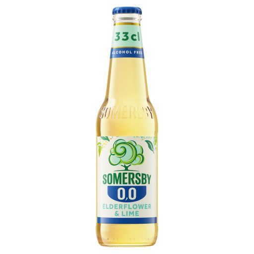 Somersby Elderflower & Lime alkoholmentes szénsavas ital bodzavirág és lime ízesítéssel 0,0% 330 ml