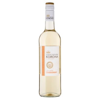   Szent István Korona Dunántúli Chardonnay száraz fehérbor 12% 0,75 l