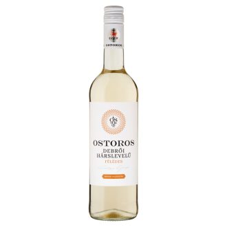   Ostorosbor Debrői Hárslevelű classicus félédes fehérbor 12% 750 ml