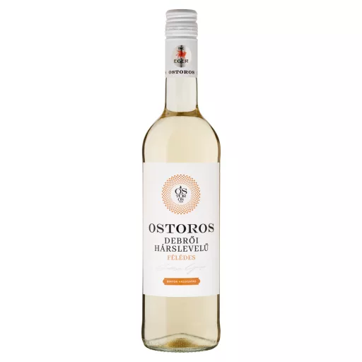 Ostorosbor Debrői Hárslevelű classicus félédes fehérbor 12% 750 ml