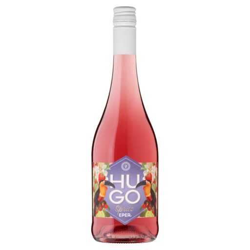 Ostorosbor Hugo Spritz eper és lime ízű, szénsavas, ízesített boralapú koktél 7,3% 750 ml