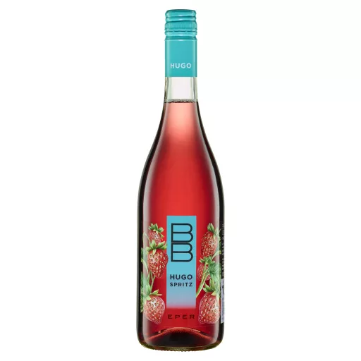 BB Hugo fehérbor alapú szénsavas ital 0,75l Eper Spritz