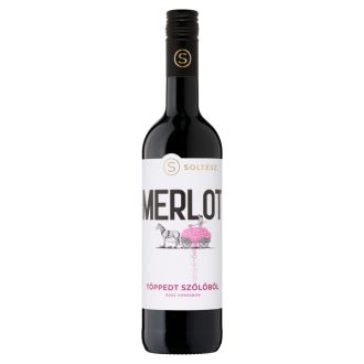   Soltész Felső-Magyarországi Merlot édes vörösbor 13% 750 ml