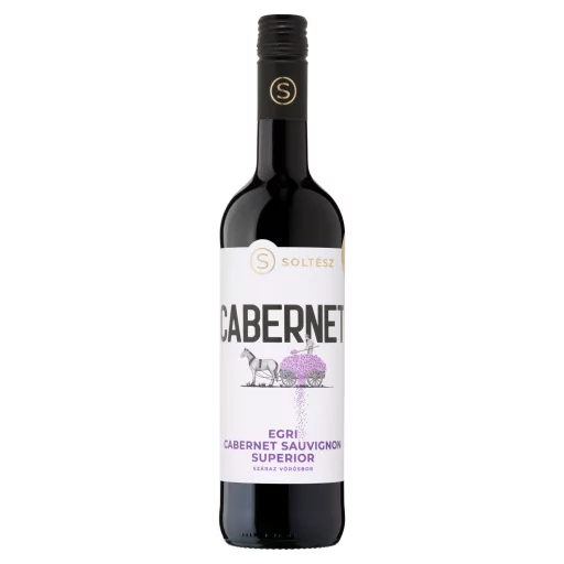 Soltész Egri Cabernet Sauvignon száraz vörösbor 14% 750 ml