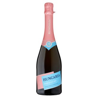    Hungaria Rosé palackban erjesztett különlegesen száraz rosé minőségi pezsgő 12% 0,75 l