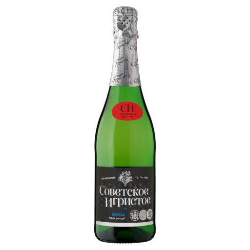 Szovjetszkoje Igrisztoje száraz fehér pezsgő 11% 750 ml