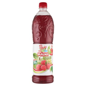   Pölöskei gyümölcsszörp 1l málna ízesítésű + 50Ft visszaváltási díj